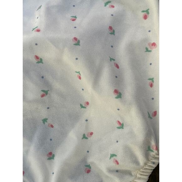 one piece swimsuit rosebud print x back 18mo - Picture 2 of 7